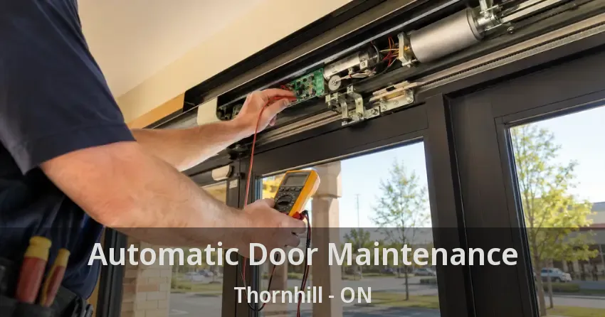 Automatic Door Maintenance Thornhill - ON