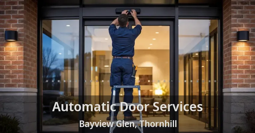 Automatic Door Services Bayview Glen, Thornhill - ON