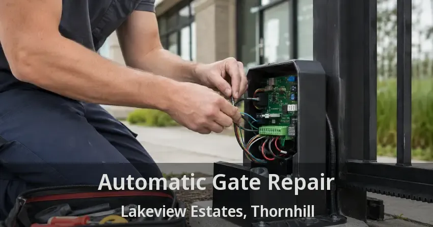 Automatic Gate Repair Lakeview Estates, Thornhill - ON