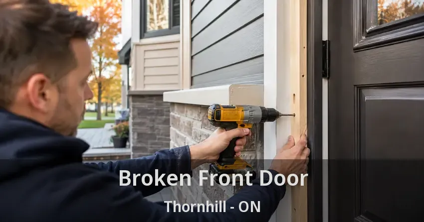 Broken Front Door Thornhill - ON