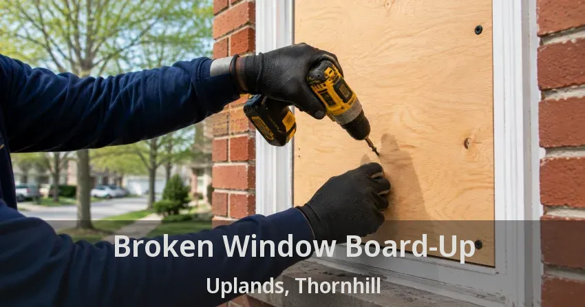 Broken Window Board-Up Uplands, Thornhill - ON