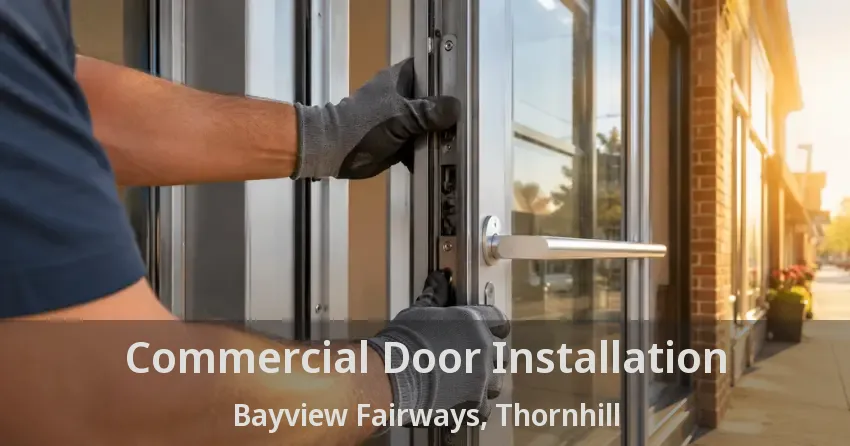 Commercial Door Installation Bayview Fairways, Thornhill - ON