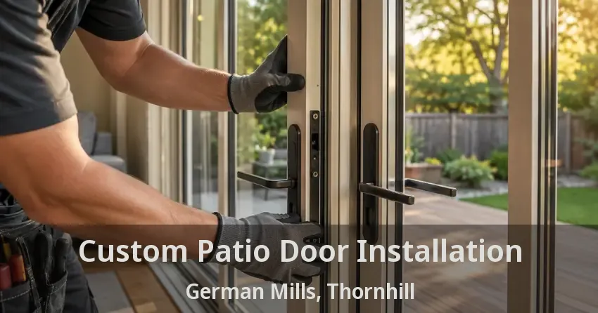Custom Patio Door Installation German Mills, Thornhill - ON
