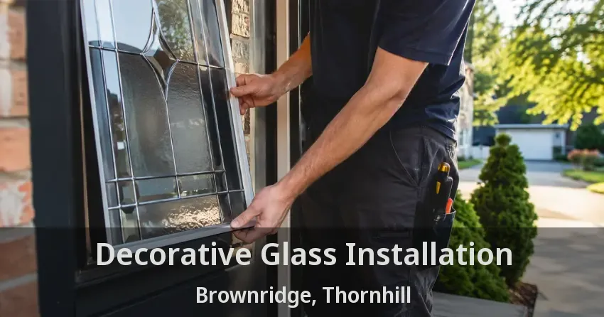 Decorative Glass Installation Brownridge, Thornhill - ON