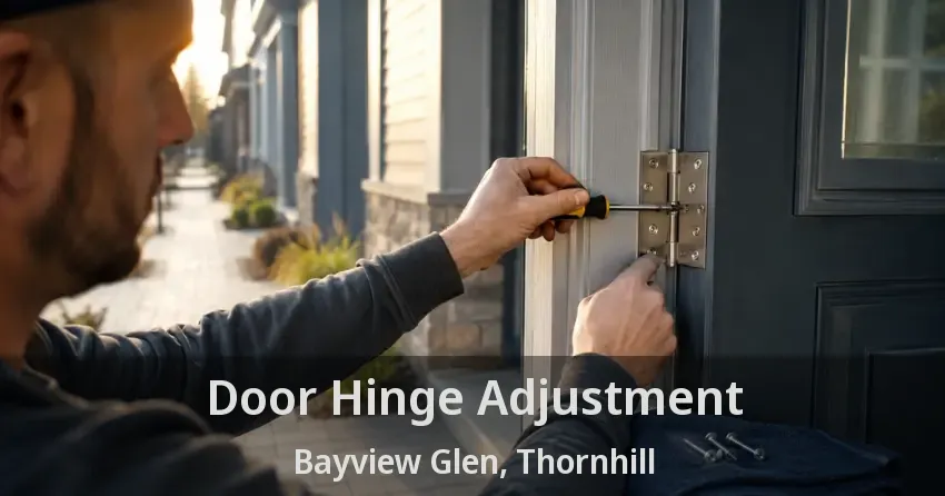 Door Hinge Adjustment Bayview Glen, Thornhill - ON