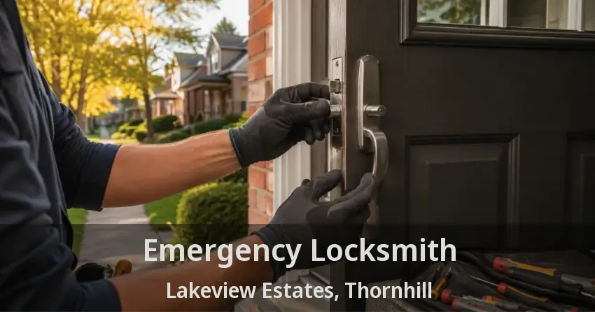 Emergency Locksmith Lakeview Estates, Thornhill - ON