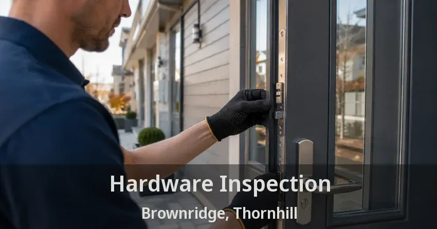 Hardware Inspection Brownridge, Thornhill - ON