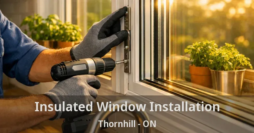Insulated Window Installation Thornhill - ON