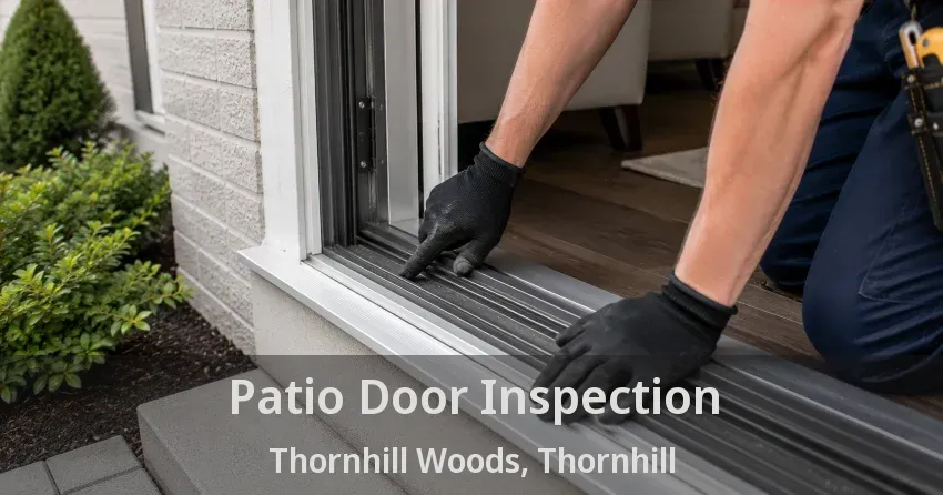 Patio Door Inspection Thornhill Woods, Thornhill - ON