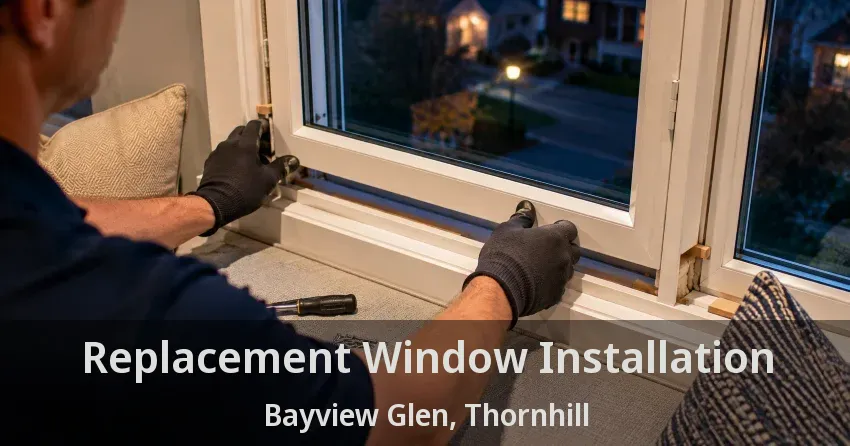 Replacement Window Installation Bayview Glen, Thornhill - ON