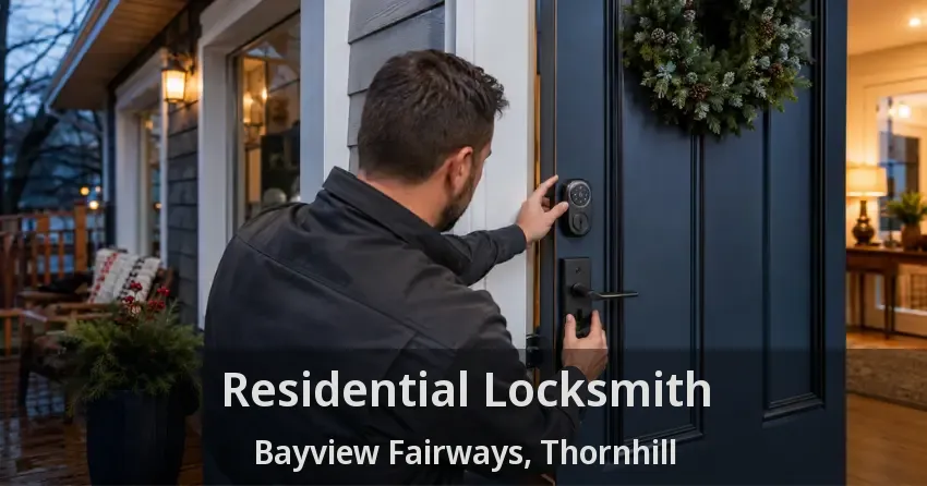 Residential Locksmith Bayview Fairways, Thornhill - ON