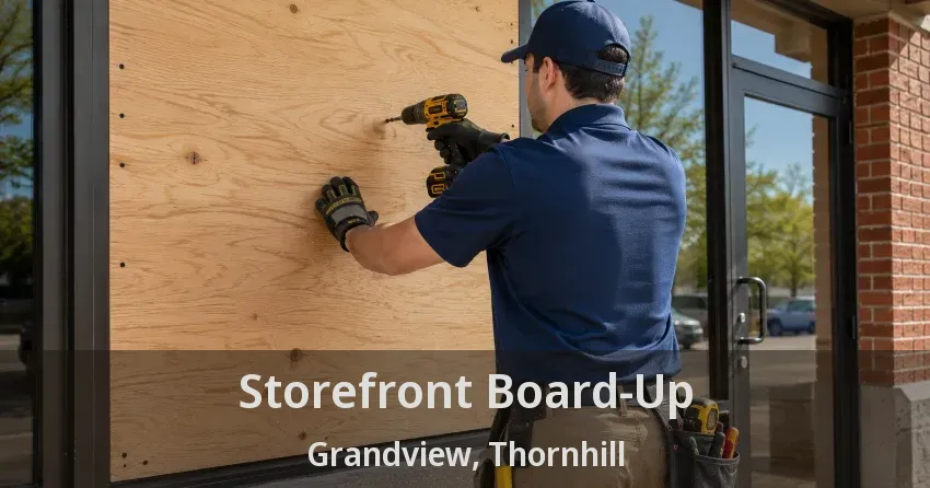 Storefront Board-Up Grandview, Thornhill - ON
