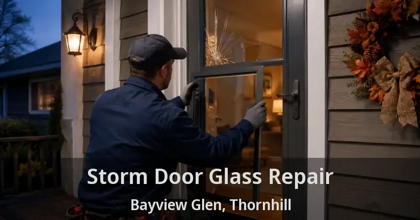 Storm Door Glass Repair Bayview Glen, Thornhill - ON