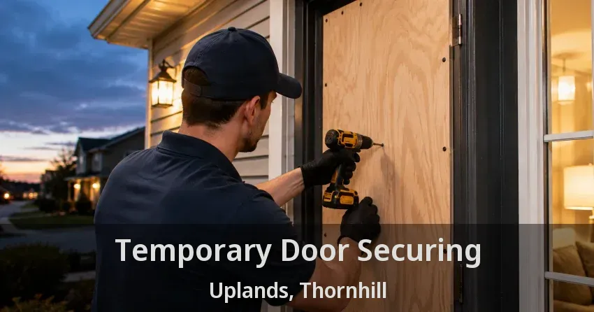 Temporary Door Securing Uplands, Thornhill - ON