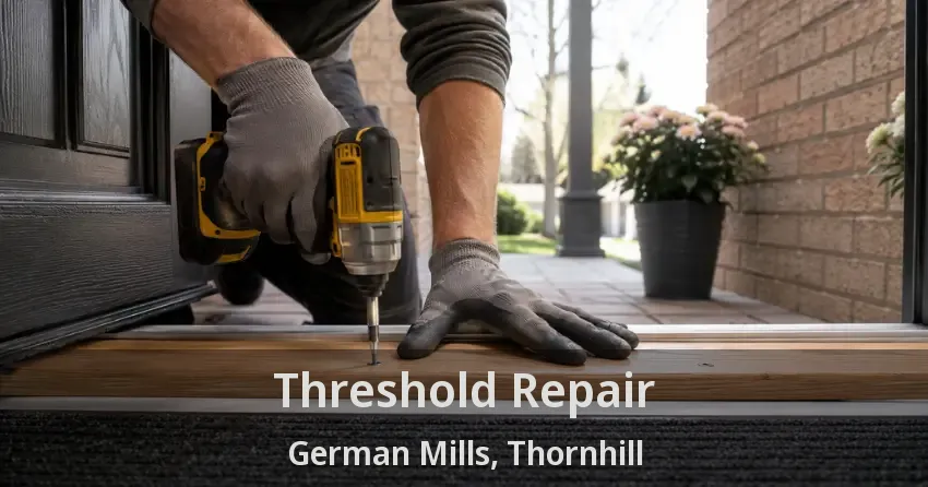 Threshold Repair German Mills, Thornhill - ON