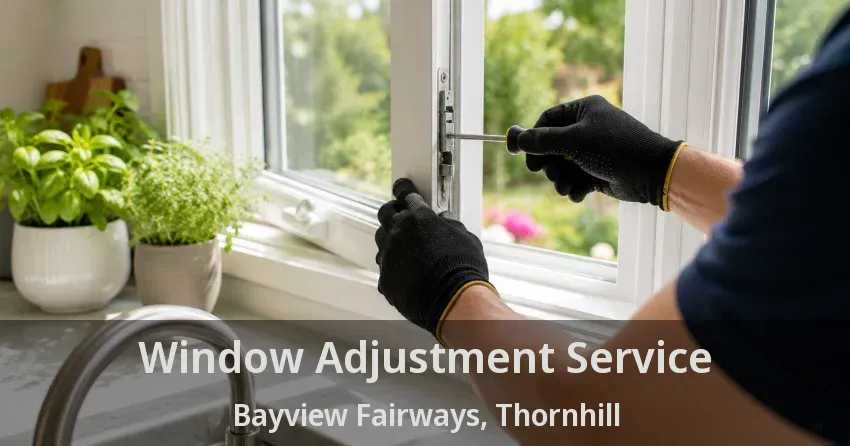 Window Adjustment Service Bayview Fairways, Thornhill - ON