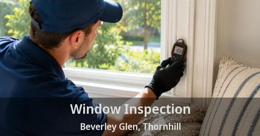 Window Inspection Beverley Glen, Thornhill - ON
