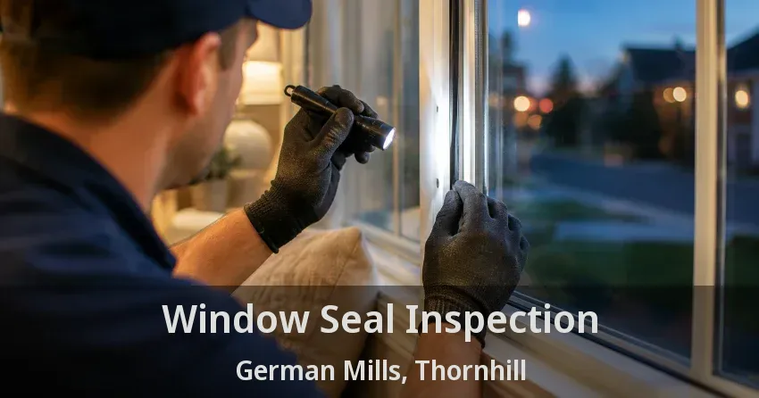 Window Seal Inspection German Mills, Thornhill - ON