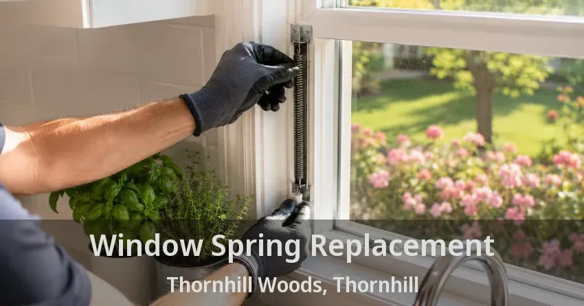Window Spring Replacement Thornhill Woods, Thornhill - ON