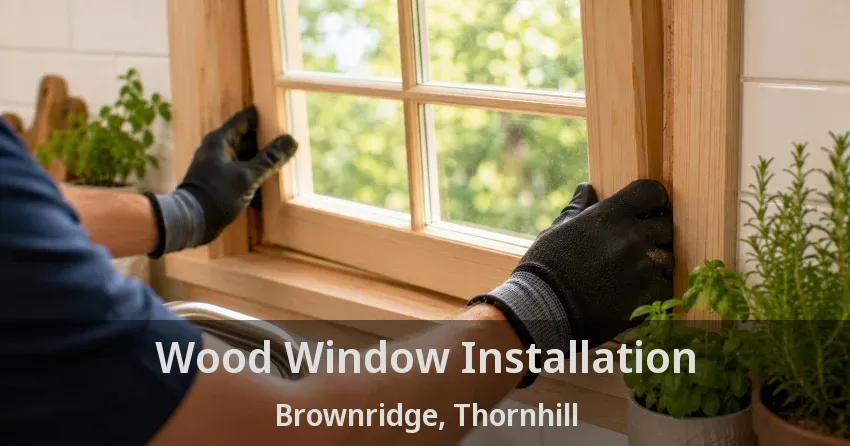 Wood Window Installation Brownridge, Thornhill - ON