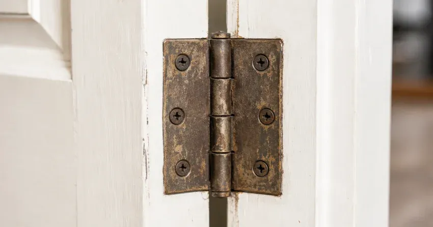 technician adjusting a sagging door hinge in Brownridge, Thornhill